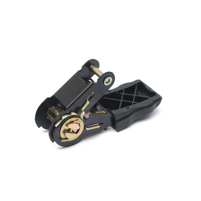 1 ইঞ্চি 25 মিমি*500 কেজি/1100 এলবিএস প্লাস্টিকের হ্যান্ডেল র‌্যাচেট বাকল হালকা ডিউটি ​​কার্গো র‌্যাচেট বাকল