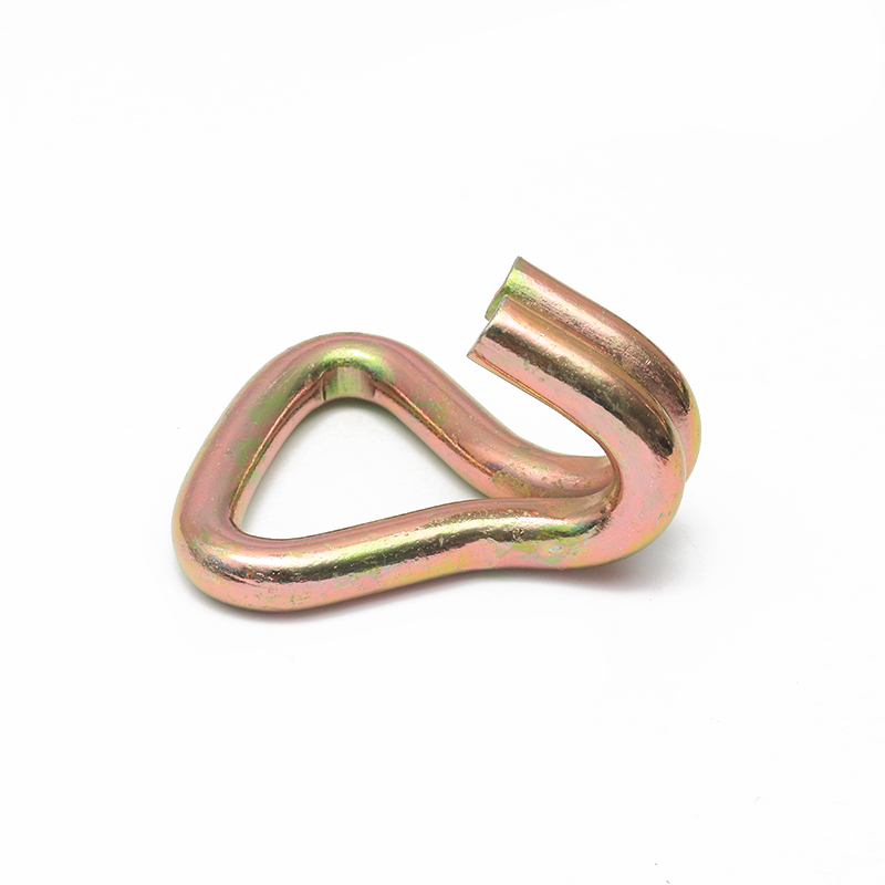 2 ইঞ্চি 5000 কেজি/11000lbs হলুদ দস্তা ধাতুপট্টাবৃত ডাবল ধাতু জে হুক