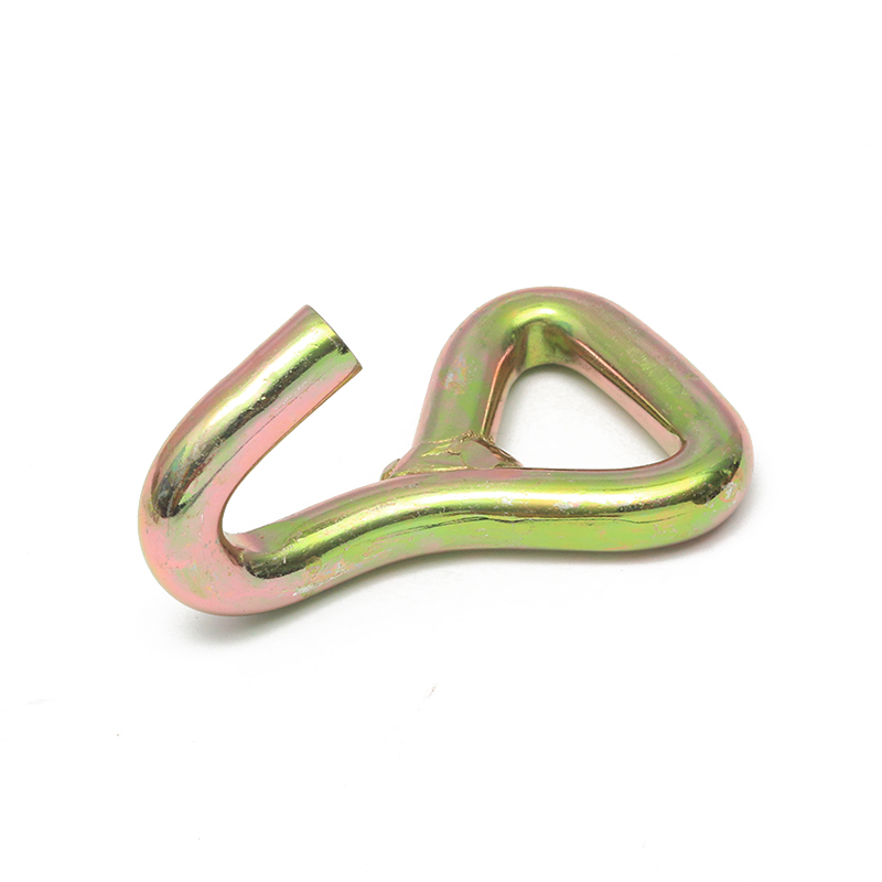 1.5 ইঞ্চি 3 টি হলুদ দস্তা ধাতুপট্টাবৃত জে হুক ধাতু একক জে হুক