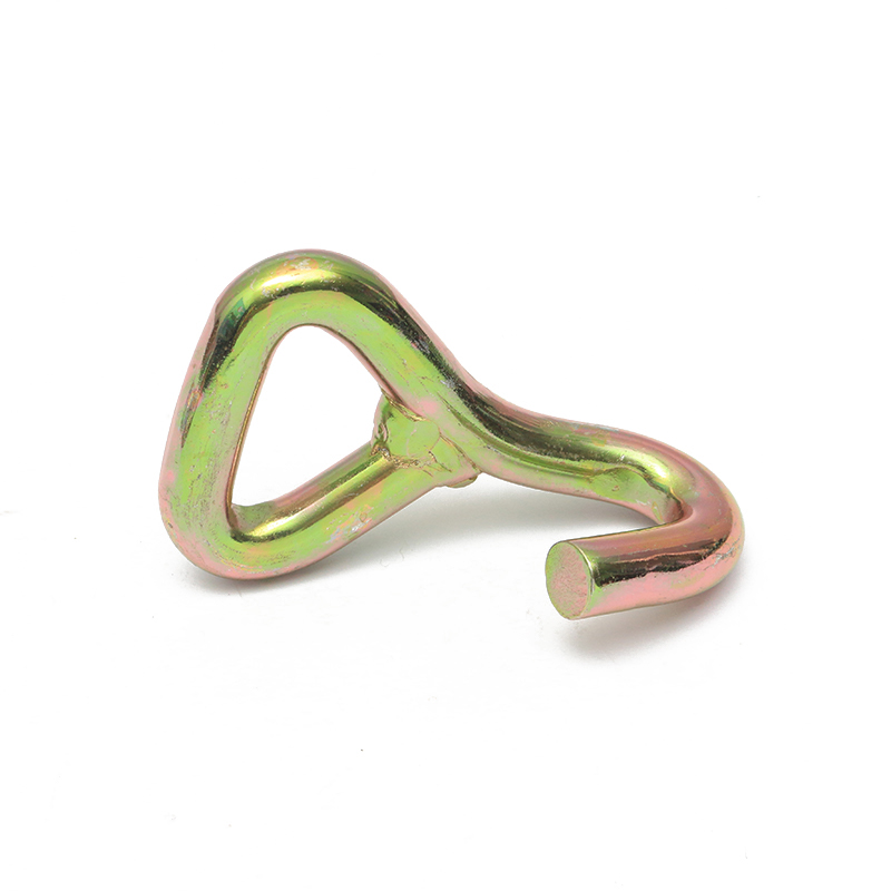 1.5 ইঞ্চি 3 টি হলুদ দস্তা ধাতুপট্টাবৃত জে হুক ধাতু একক জে হুক