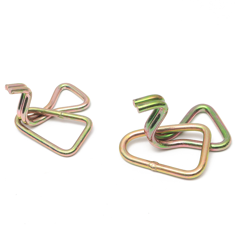 ডি রিং সহ 1.5 ইঞ্চি গ্যালভানাইজড স্ন্যাপ ডাবল জে হুক