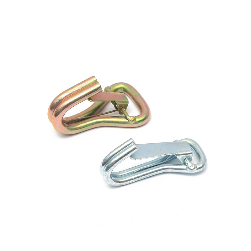 ল্যাচ হুক সহ 1.5 ইঞ্চি 2 টি গ্যালভানাইজড ডাবল জে হুক