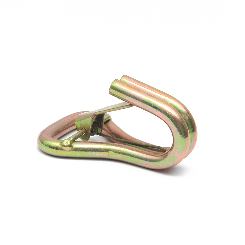 ল্যাচ হুক সহ 1.5 ইঞ্চি 2 টি গ্যালভানাইজড ডাবল জে হুক