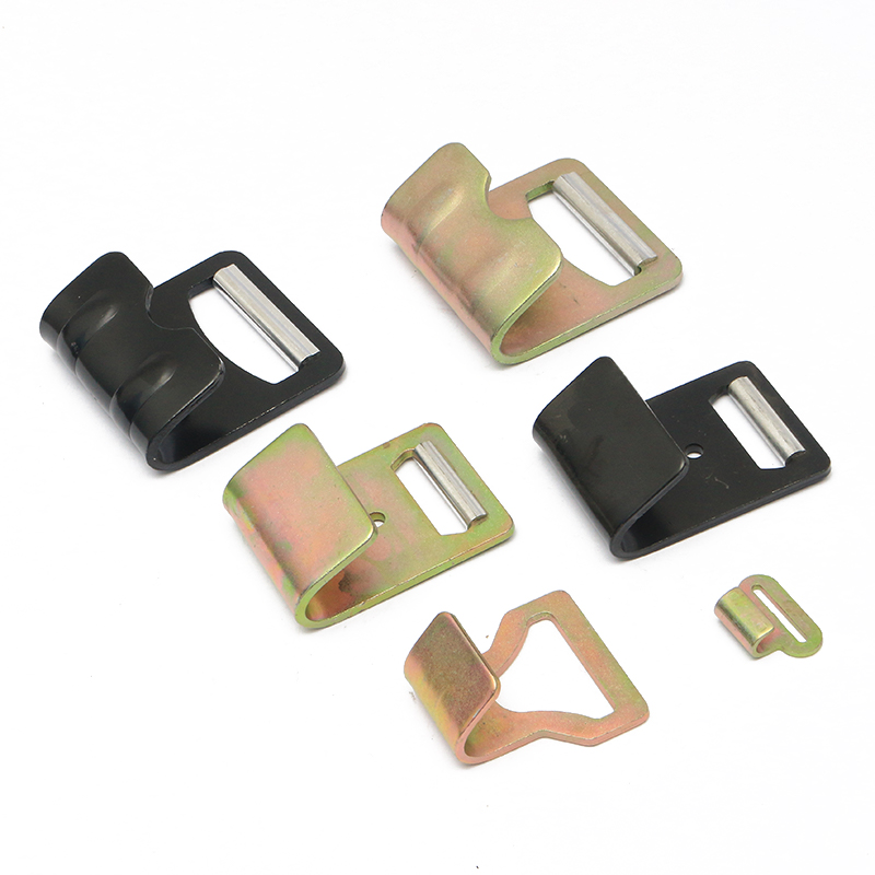 2 ইঞ্চি কালো ই-লেপ মেটাল ফ্ল্যাট জে হুক