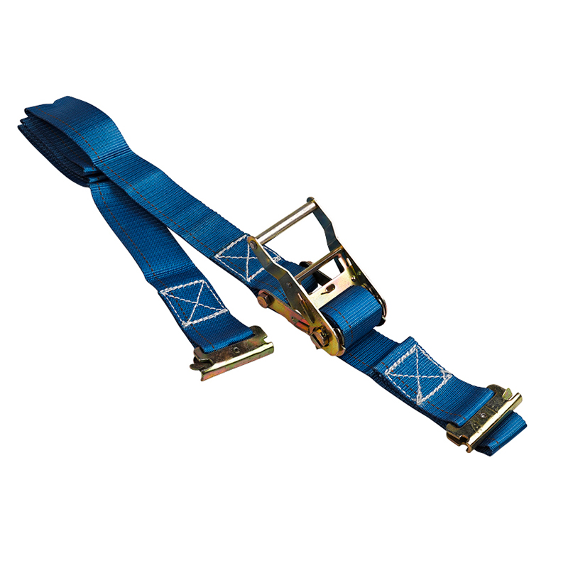 2 ইঞ্চি 50 মিমি*2 টি ই হুক ট্রাক র‌্যাচেট টিডাউন ই-ট্র্যাক র‌্যাচেট স্ট্র্যাপ লোডিং স্ট্র্যাপের সাথে স্ট্র্যাপ টাই ডাউন স্ট্র্যাপ