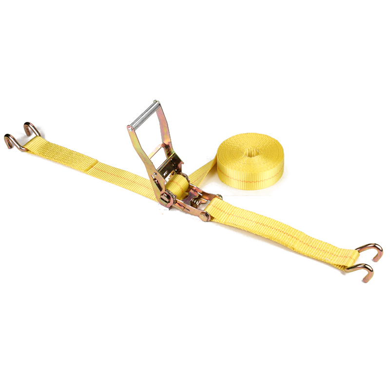 2 ইঞ্চি 50 মিমি*5 টি ইউ হুকের সাথে স্ট্র্যাপ টাই ডাউন স্ট্র্যাপ